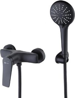 Смеситель для душа Lemark Bronx LM3703BL чёрный